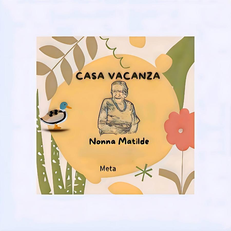 Casa Vacanza "Nonna Matilde" A Meta Di Sorrento, 600Mt Dal Mare, Casa Per 4 Exterior photo